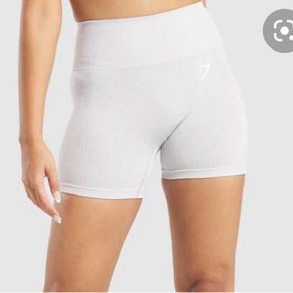 Gymshark Women's Gray High Waisted Shorts - Picture 1 of 3